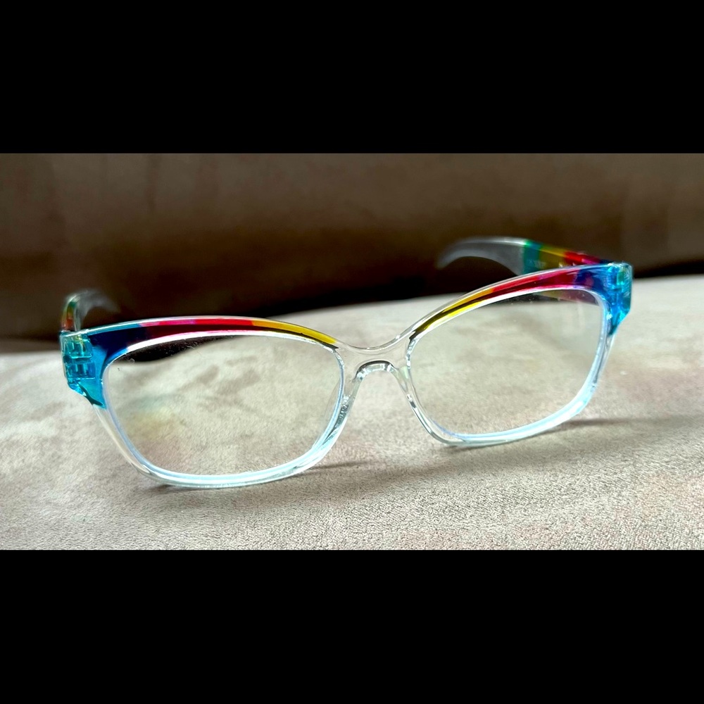 Zenni multi color/clear prescription glasses. Need to change prescription.